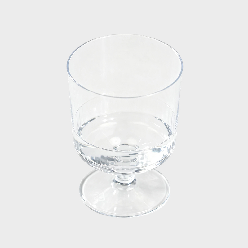 6 stk plast vinglass